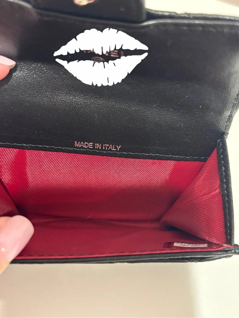 Quilted Black Wallet
